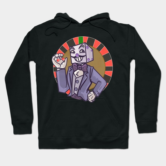 king dice Hoodie by inkpocket